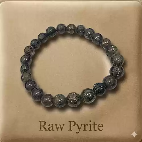 Raw Pyrite Bracelet