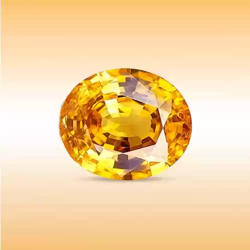 Yellow Sapphire Gems Stone